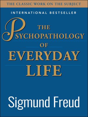 cover image of The Psychopathology of Everyday Life